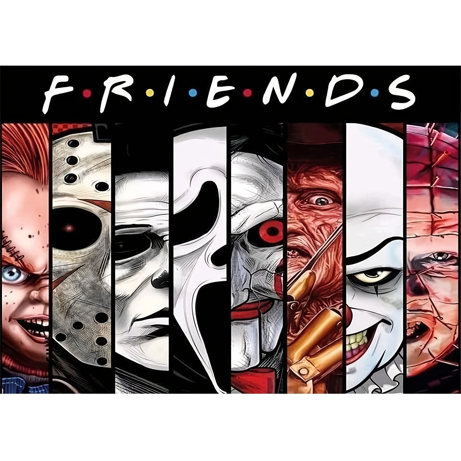 Diy 5d Diamond Painting Kits Horror Movie Characters Diamond Art Kits