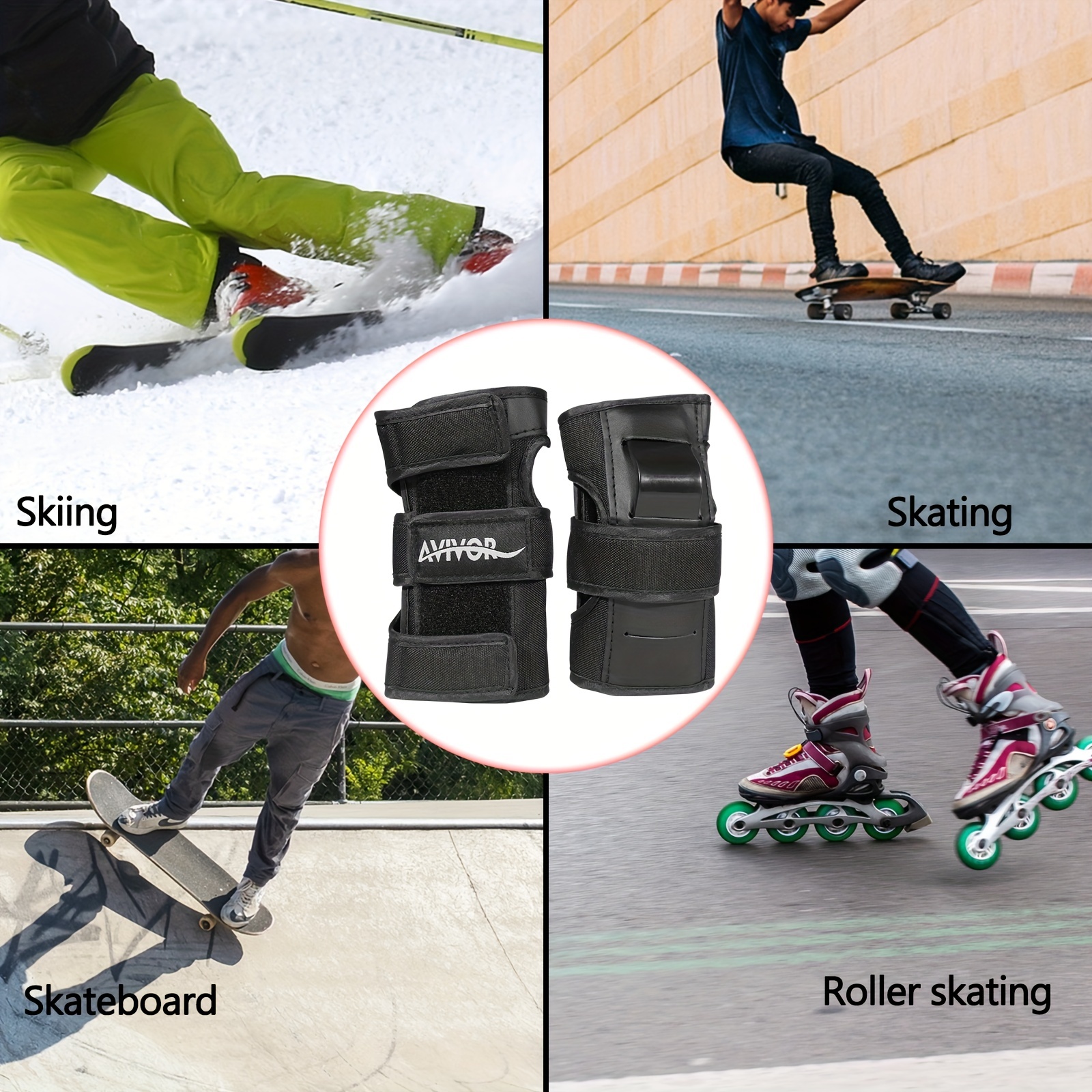 Protège poignets De Protection Pour Skateboard Snowboard Et - Temu
