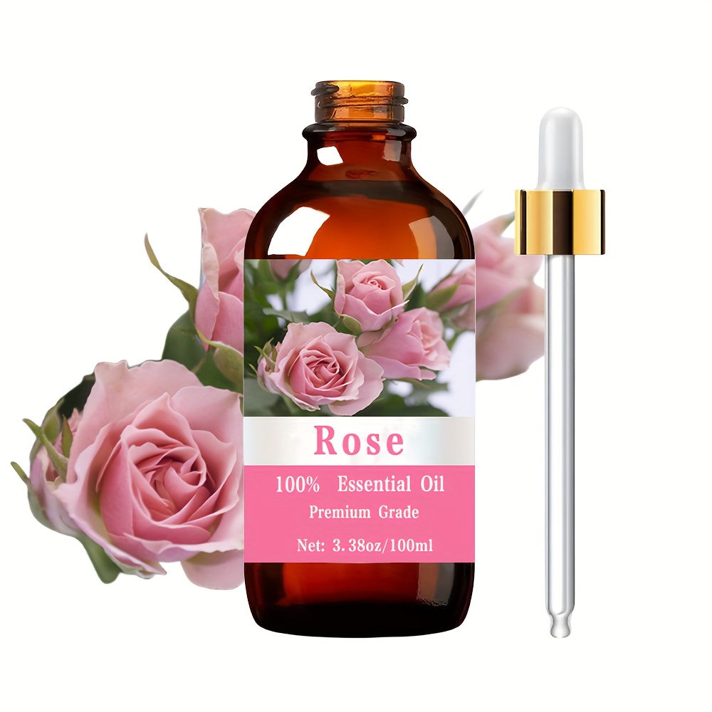 Rose Essential Oil Care Grade For Hair - Temu