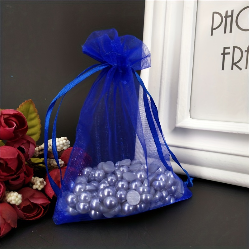 Cheap Organza Bag Wedding Gift Jewelry Packaging Display 100 Pcs