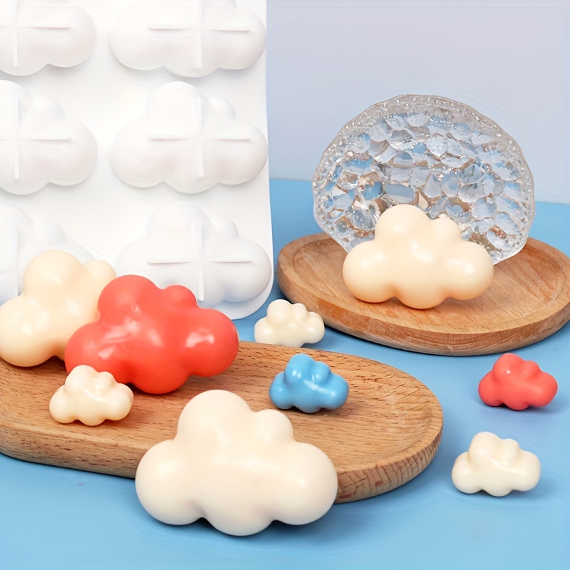 Mini Cartoon Cloud Silicone Fondant Mold - 36 Cavities For Cake, Food, And  Candy Making - Diy Baking Tool For Home Kitchen Use - Temu