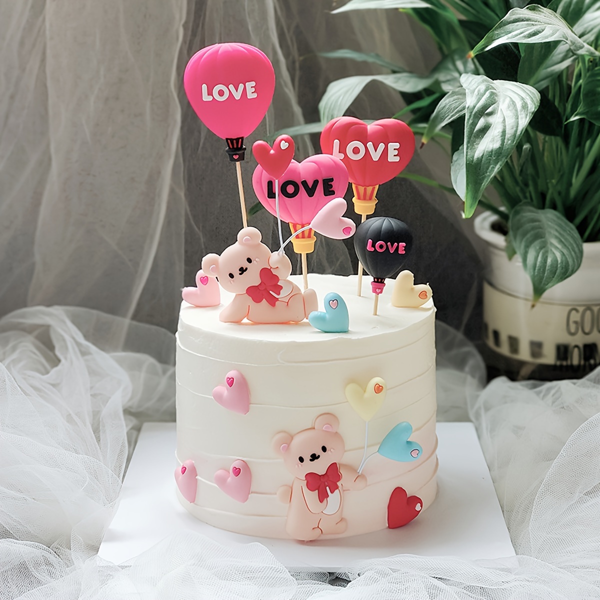  Decoración de pastel de unicornio de cumpleaños, decoración de  pastel de globos de arco iris, decoración de cupcakes para niñas,  suministros de fiesta de cumpleaños de unicornio : Comida Gourmet y