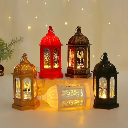 Lanterne LED pour le Ramadan, lumière à vent, décoration pour la