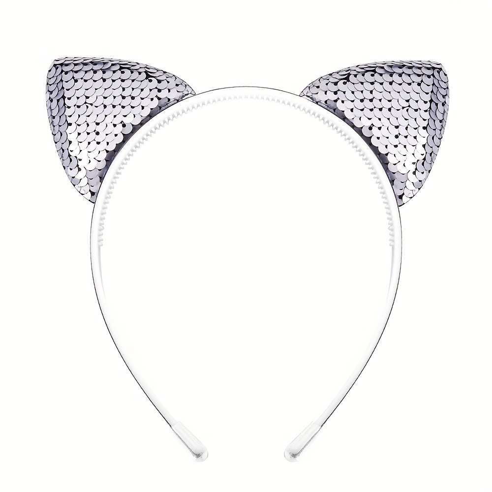 Gradient Holographic Cat Ears Headband