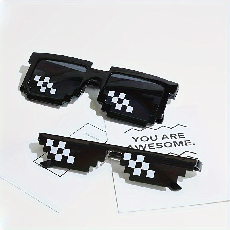 2 Pairs Creative Funny Glasses Sunglasses Personality Shades For Party For  Women & Men