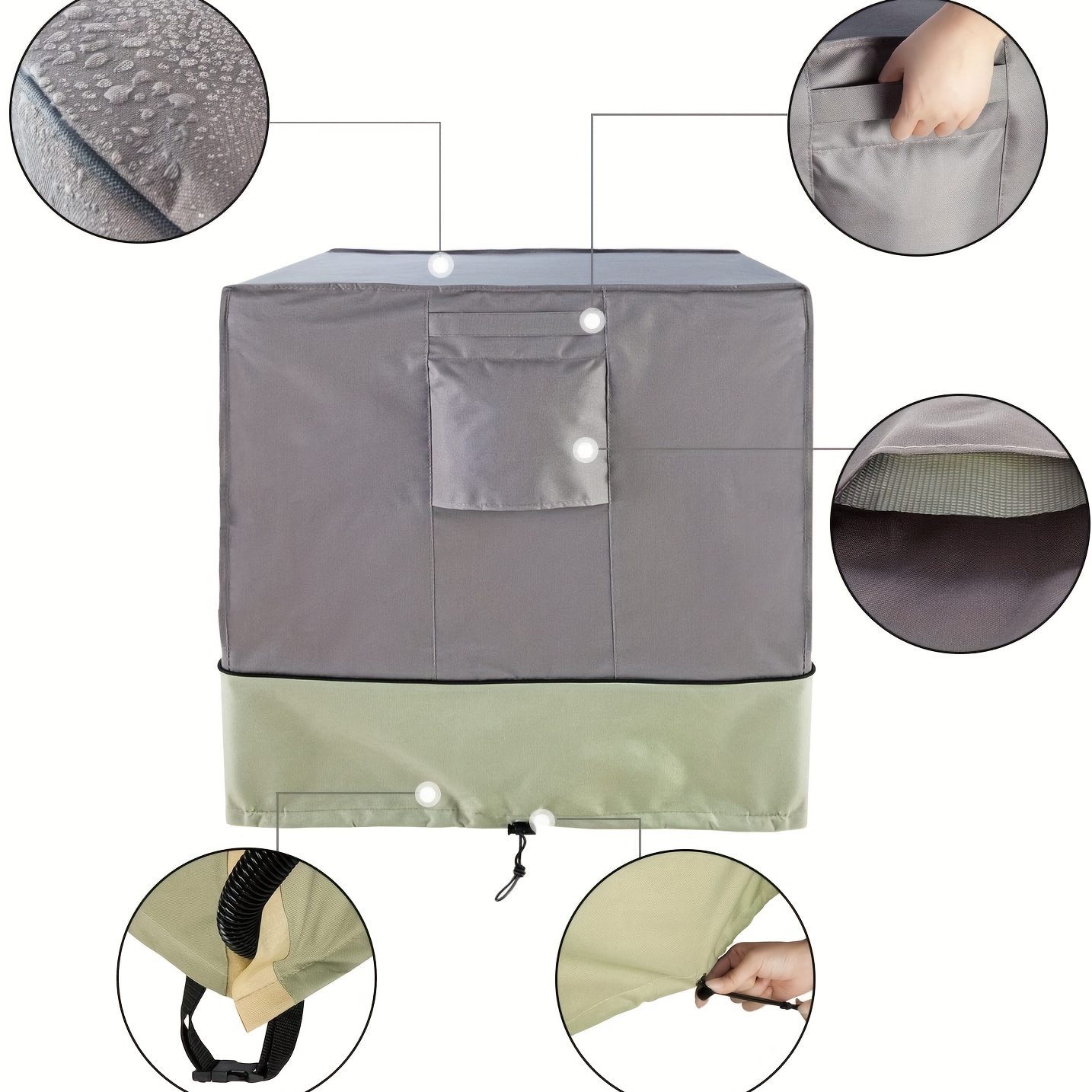 Extra large outdoor air store conditioner cover