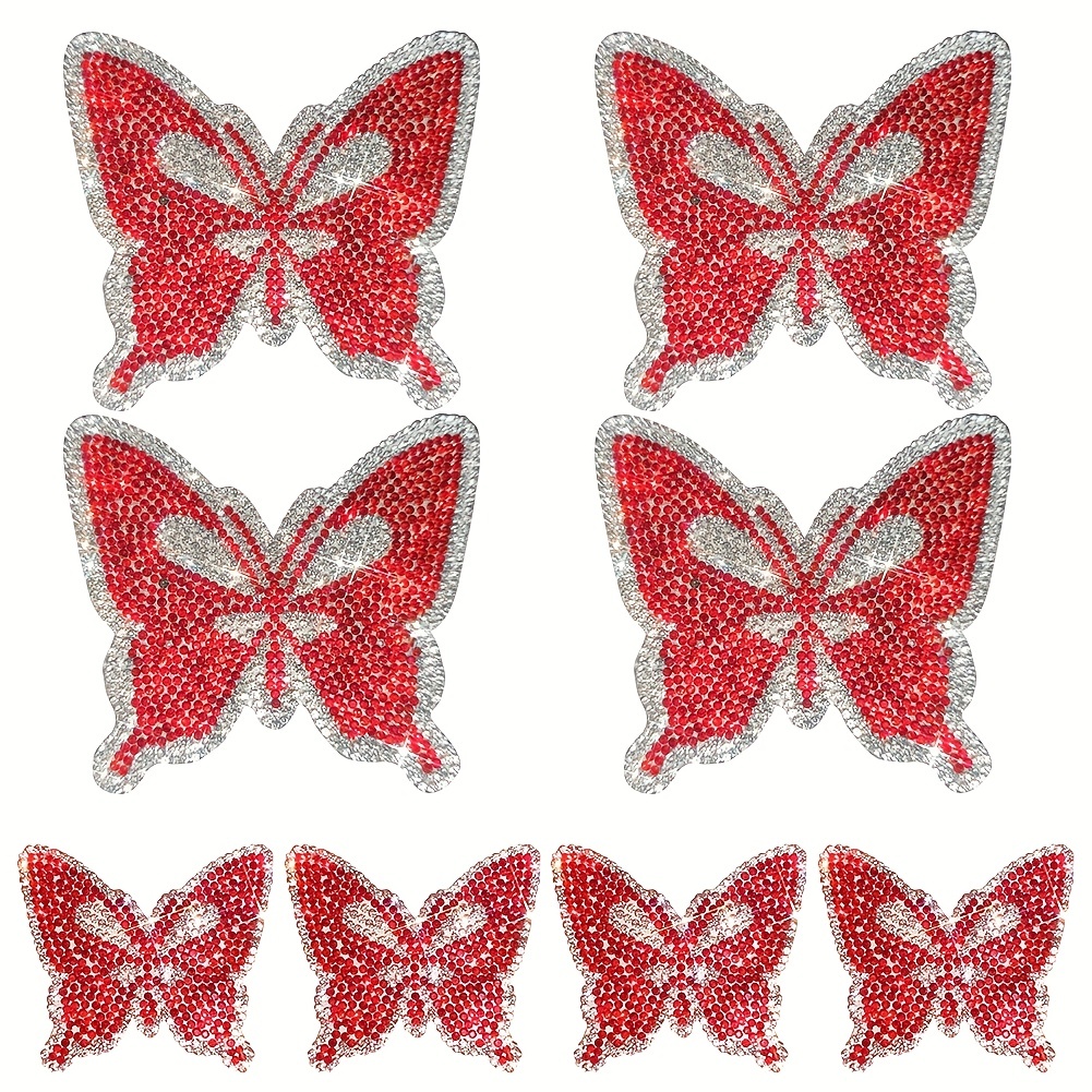 Crystal Car Stickers, Bling Bling Auto Car Emblem Decal Decoration Interior  Accessories for Women (Butterfly) : : Car & Motorbike