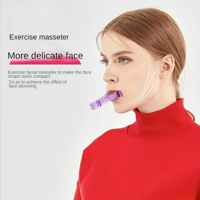 Facial Muscle Trainer Silicone Jaw Exerciser For Masseter - Temu