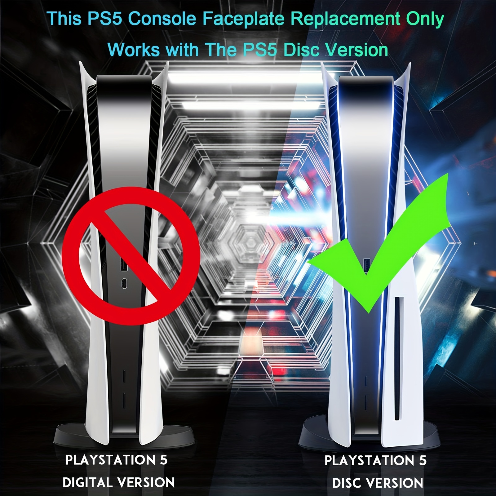 Plaques Frontales De Console Pour PS5 Plaques De Couverture - Temu Belgium