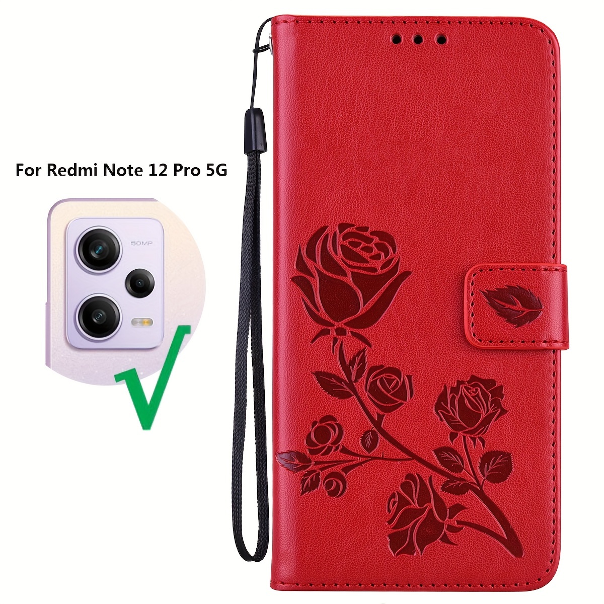 For Xiaomi Redmi Note 13 Pro Plus 13C 5G 11 12 Case Leather Wallet Phone  Cover