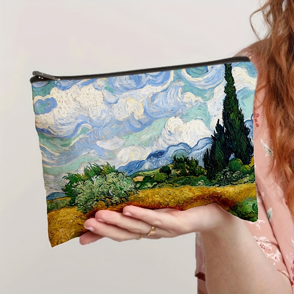 

Famous Vintage Painting Print Zipper Pouch, Versatile Coin Purse, Lightweight Makeup Bag