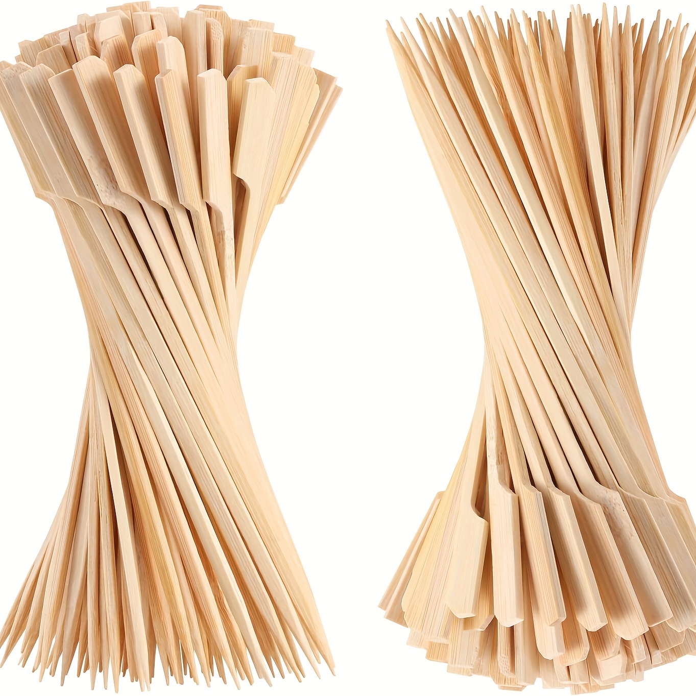 Bamboo Skewers 200 PCS for Appetizers Cocktail Picks Fruit Kababs