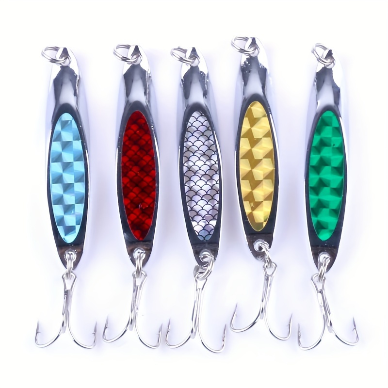 Spinning Spoon Lure Oblique Cut Fishing Spoon Fishing Tackle - Temu