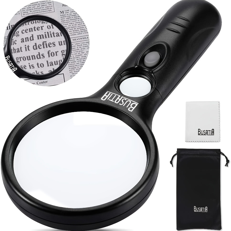 Callander hand-held OMG10/20X magnifying glass with light 30 times