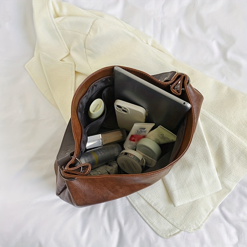 Vintage Patchwork Tote Bag Large Capacity Hobo Bag Crossbody Bag