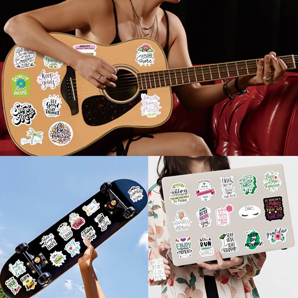 Positive Stickers Motivational Waterproof Vinyl Decals For - Temu Japan