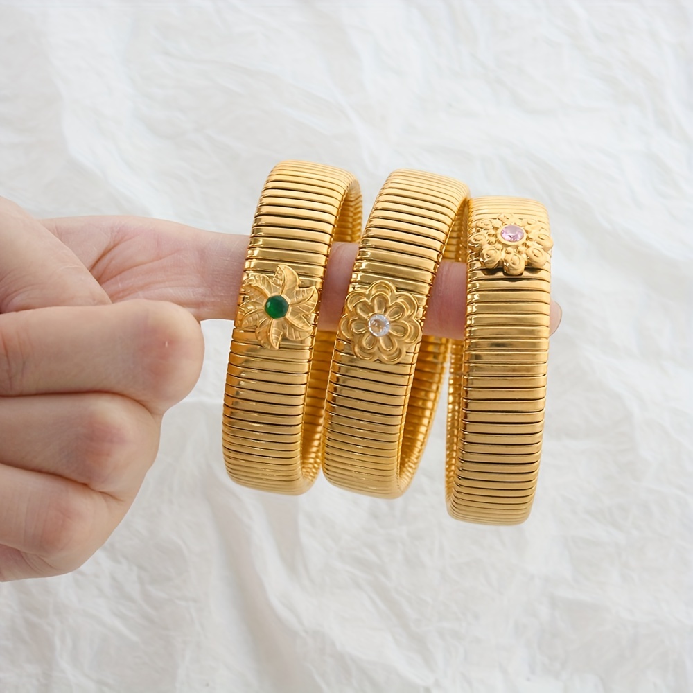 Small deals gold bangles