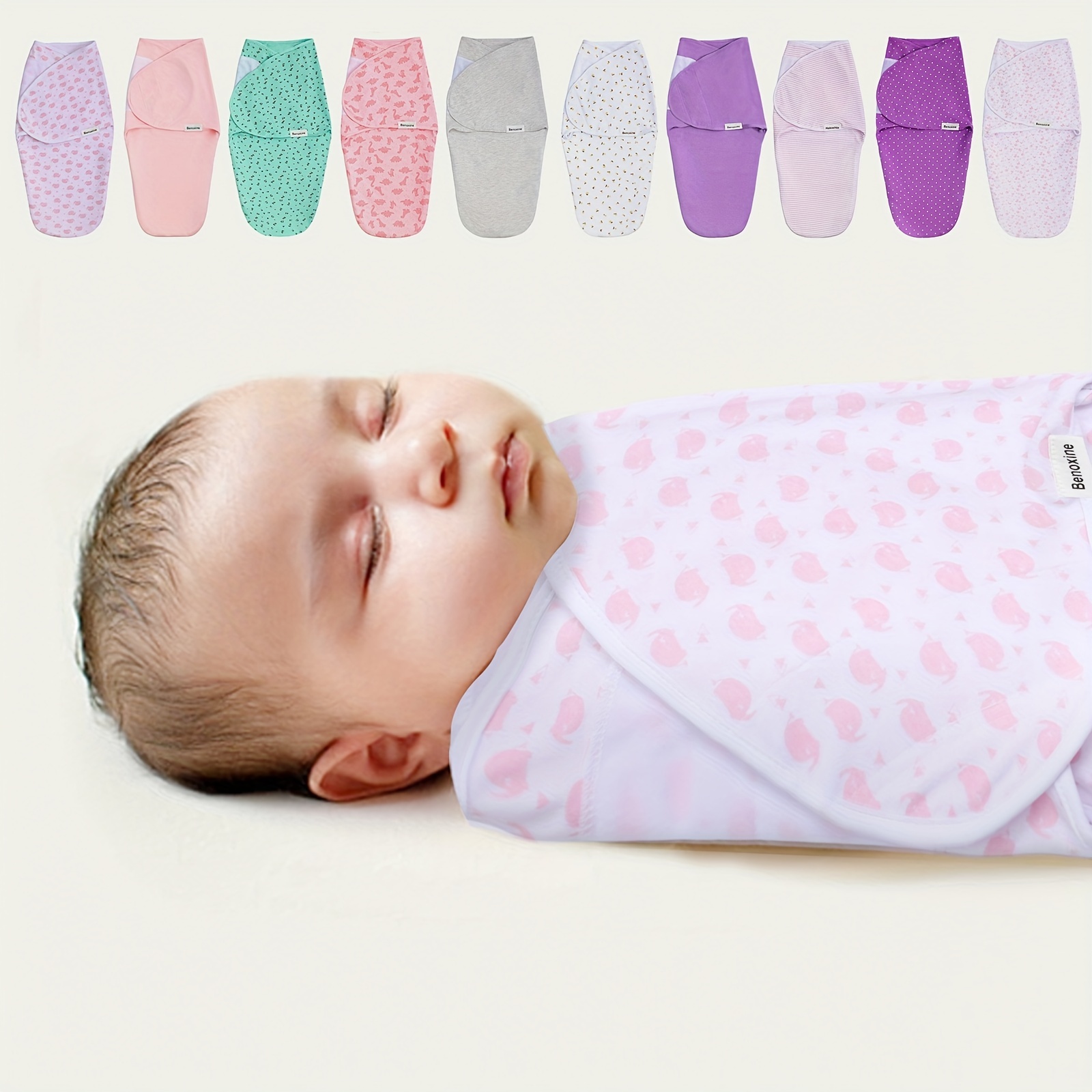 Manta para bebé manta para bebé recién nacido y diadema - Temu