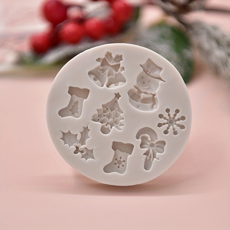 Snowflake Silicone Mold Chocolate Baking Fondant Jelly Cake Decorating  Christmas