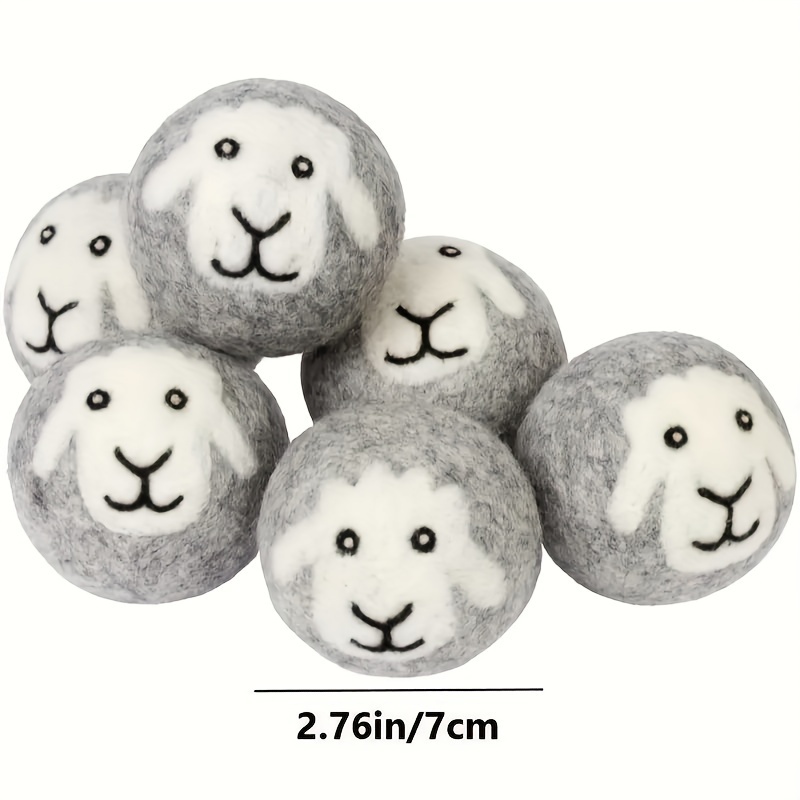 Wool Dryer Balls - XL Natural Fabric Softener, Reusable, Reduces Wrinkles &  Saves Drying Time, The Large Dryer Ball is a Better Alternative to Plastic