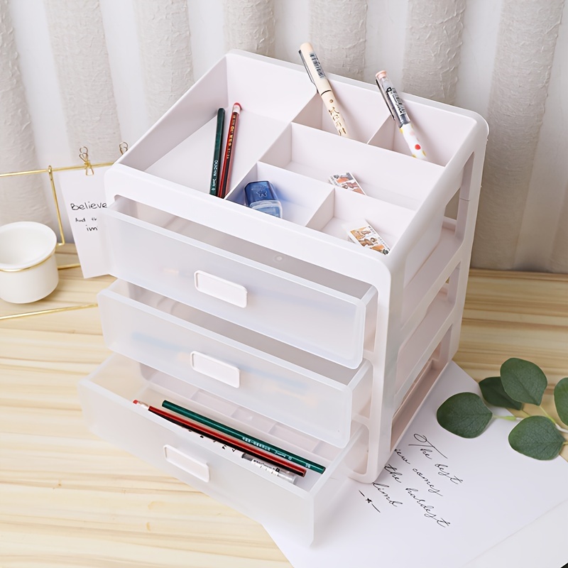 Storage Cosmetic Organizer Clear Drawer Storage Box - Temu