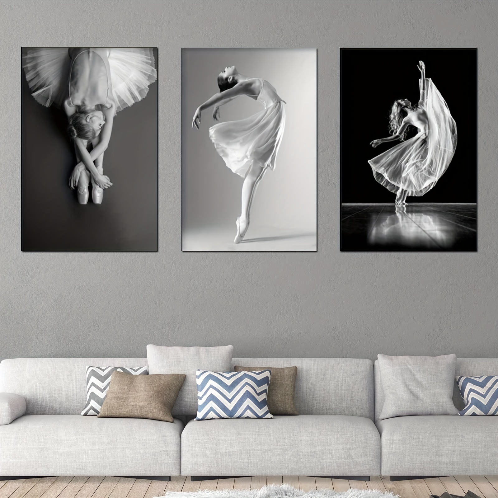 Canvas Poster No Frame Modern Art Ballet Girl Oil Painting - Temu