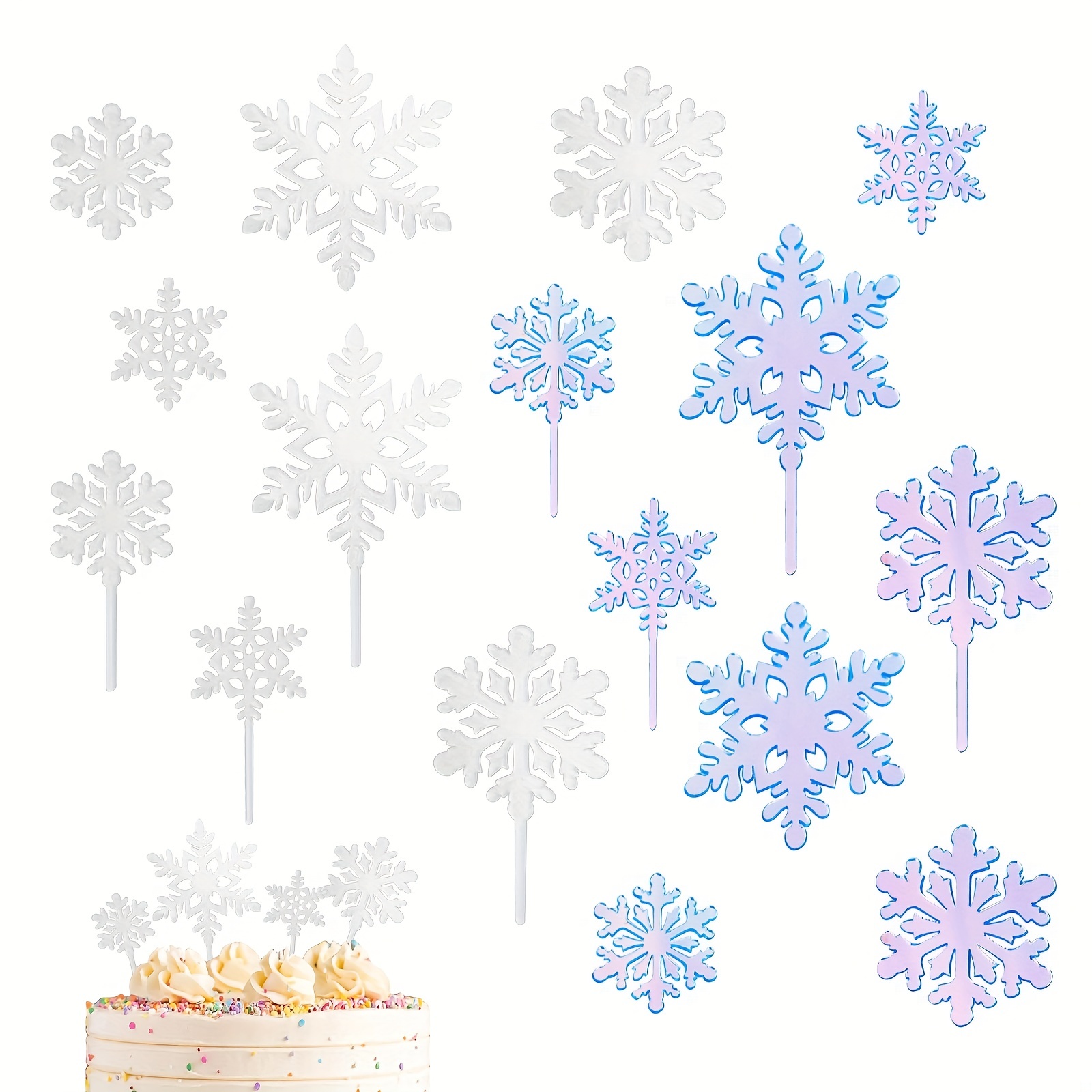 Snowflake Glitter Stickers, Hobby Lobby