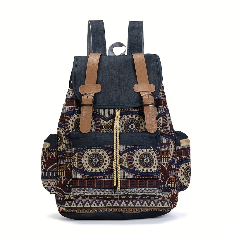 Vintage Large Capacity Backpack, Retro Waterproof Travel Daypack, Women's  Fashion School Bag & Knapsack - Temu