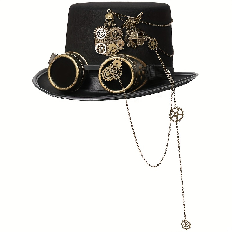 Steam Punk Top Hat Accessories Cool Trendy Hats Innovative - Temu Canada