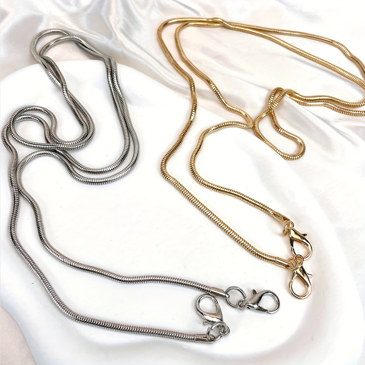 

Simple Metal Chain Bag Strap, All-match Diy Bag Strap, Replacement Travel Accessories