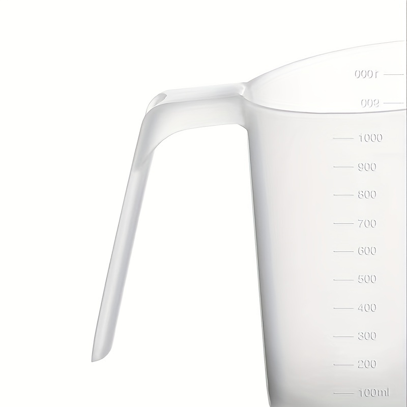 1000ml Glass Measuring Cup with Scale Handle Cake Tools Oil Pot