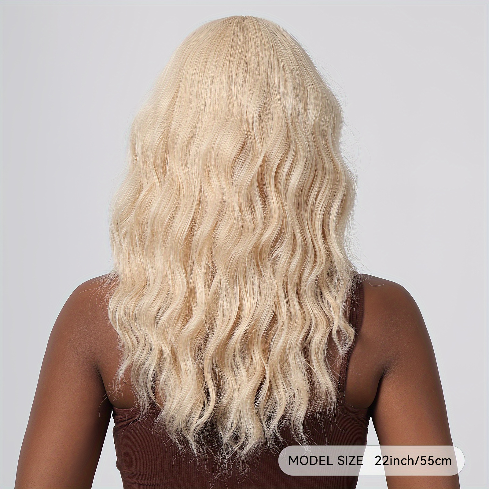 22 inch blonde outlet wig