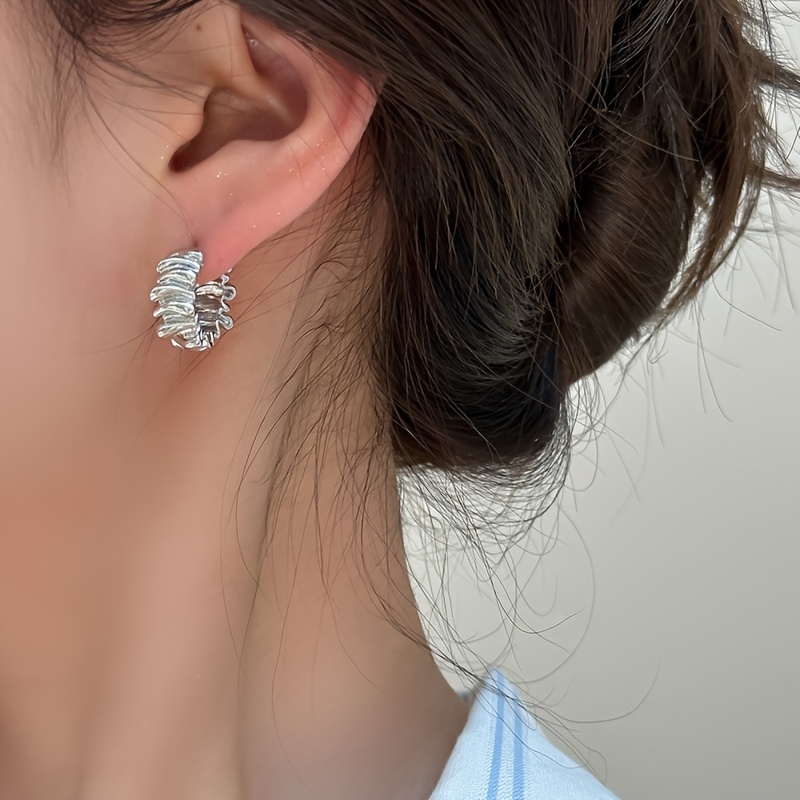 Minimalist Circular Hoop Earrings INS Style