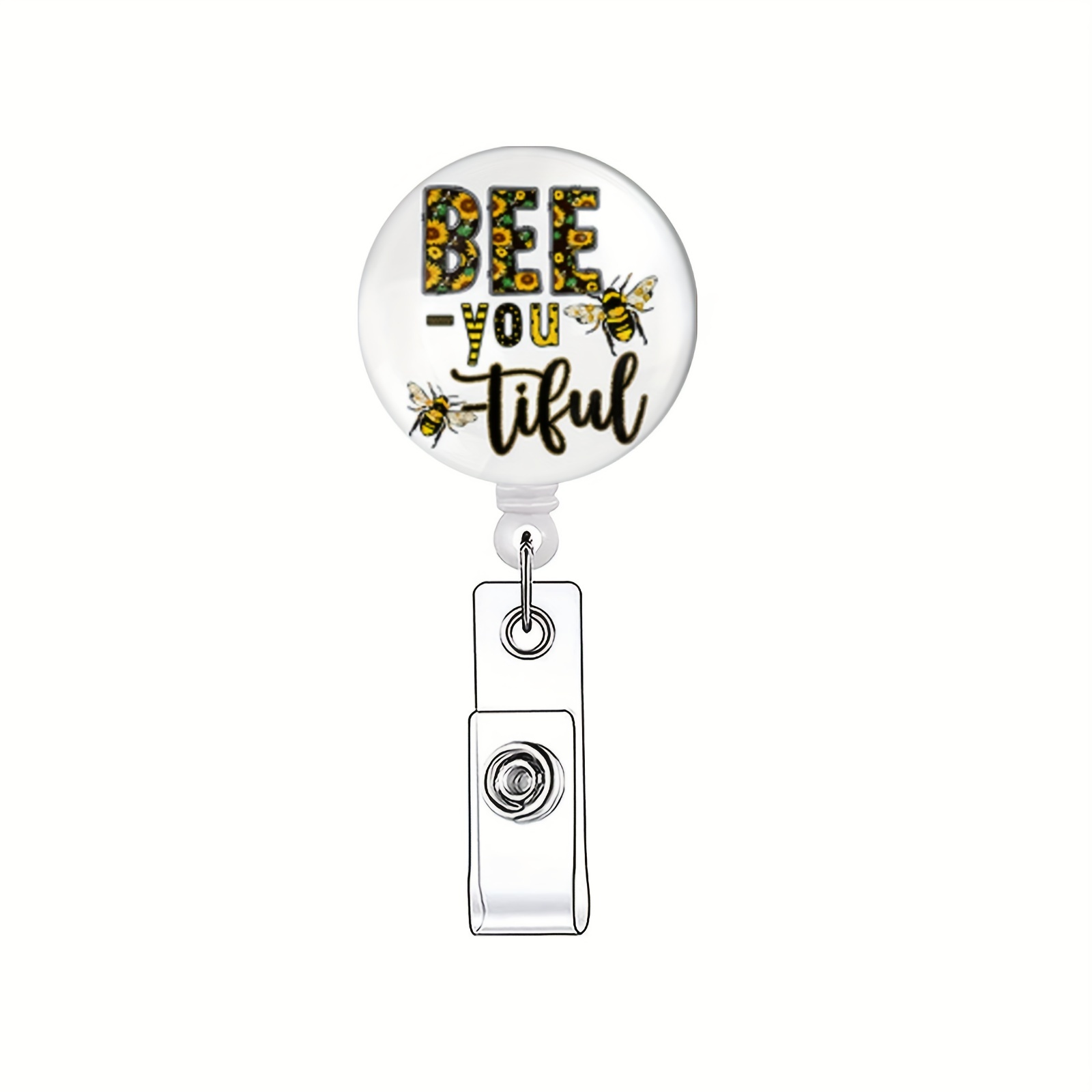 Cute Sunflower Inspiration Quotes Retractable Badge Holders - Temu Canada