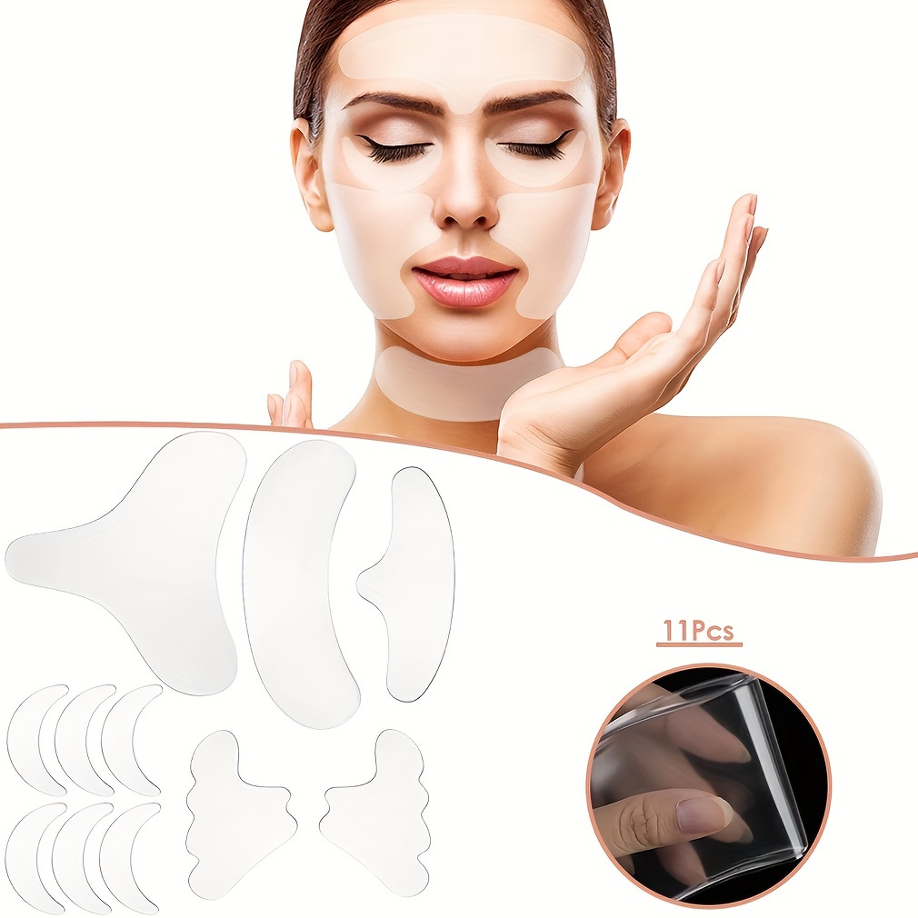 Wrinkle Patches For Your Face Silicone Pads Forehead Eyes Lips & Mouth –  SoSmooth Skincare