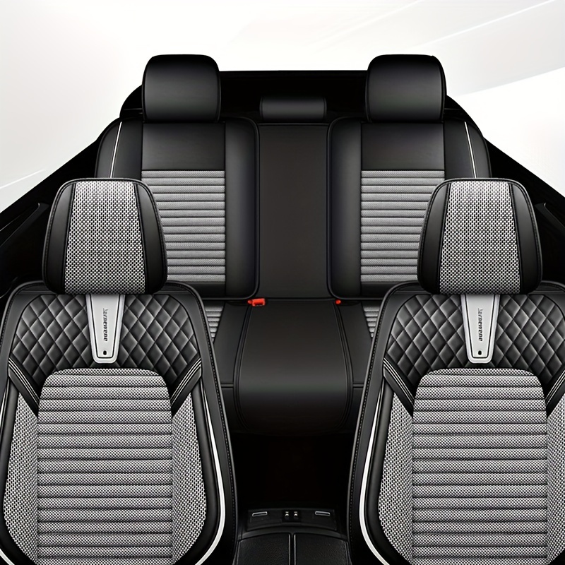 Fünf Sitze Vollauto Luxus Vollabdeckung Hochwertiges PU - Temu Germany