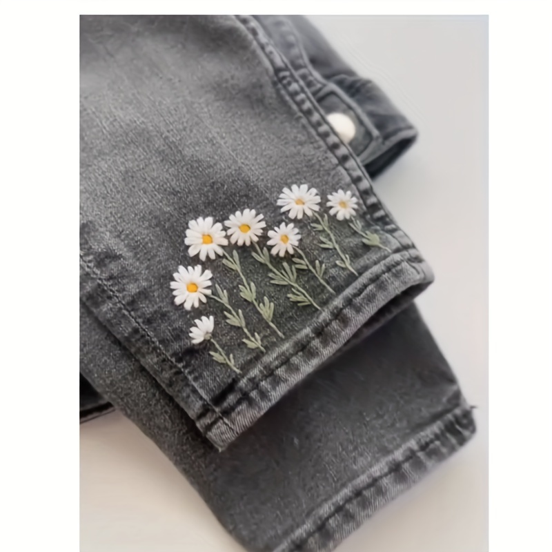 320 Patched & Embroidered Jeans ideas  embroidered jeans, jeans diy, diy  clothes