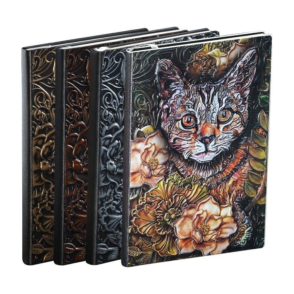 Cat Star Man A5 Hardbound Notebook Journal Notepad