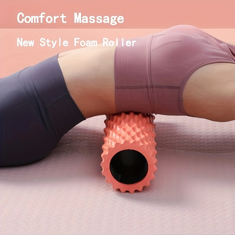 1pc 60cm/23.62in Long PVC Yoga Massage Roller, Fitness Yoga Column For  Muscle Relaxation