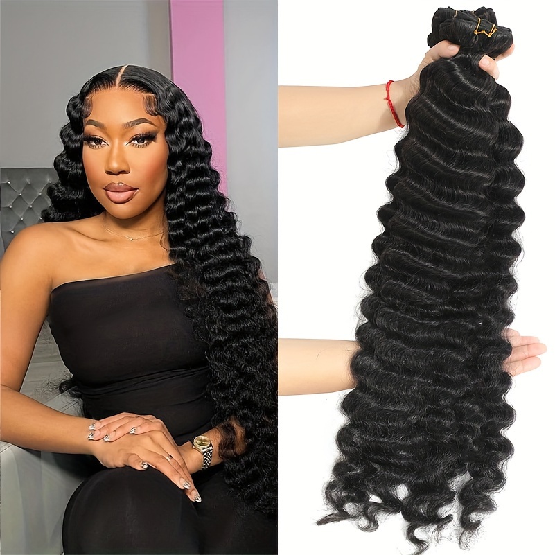 Human hair clearance extensions jet black