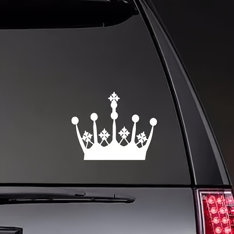 3d Adesivi Per Auto Con Corona Di Diamanti Artificiali Bling Crown Con Ali  Accessori Per Auto Adesivi Per Badge Lucidi Carino Decorazione Esterna Auto  - Auto - Temu Italy