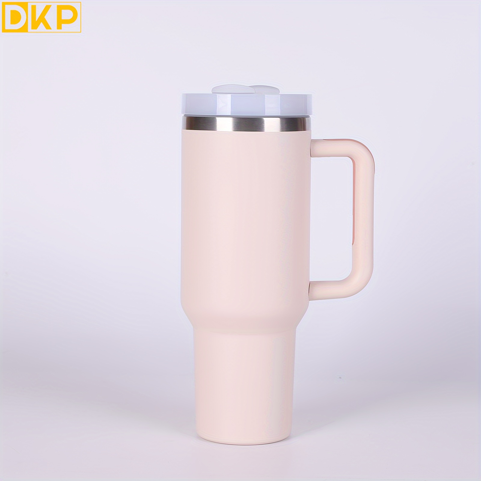 Tall White Sublimation Car Mug Tumbler 40 oz with Handle