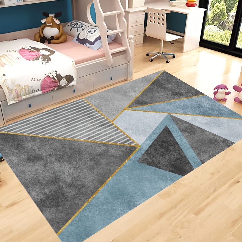 Irregular Vintage Board Drawing Sponge Rug modern Floor Mat - Temu