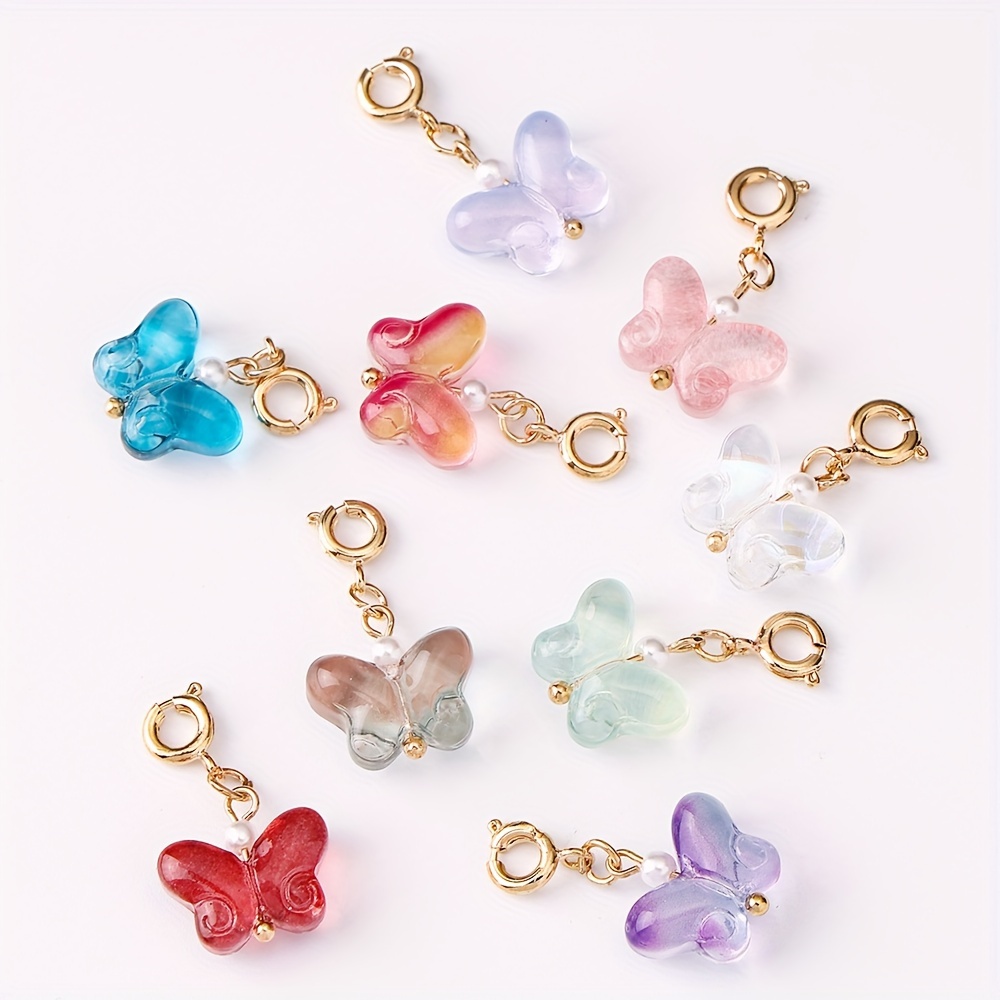 Butterfly Charms Jewelry Making  Glass Jewelry Making Supplies