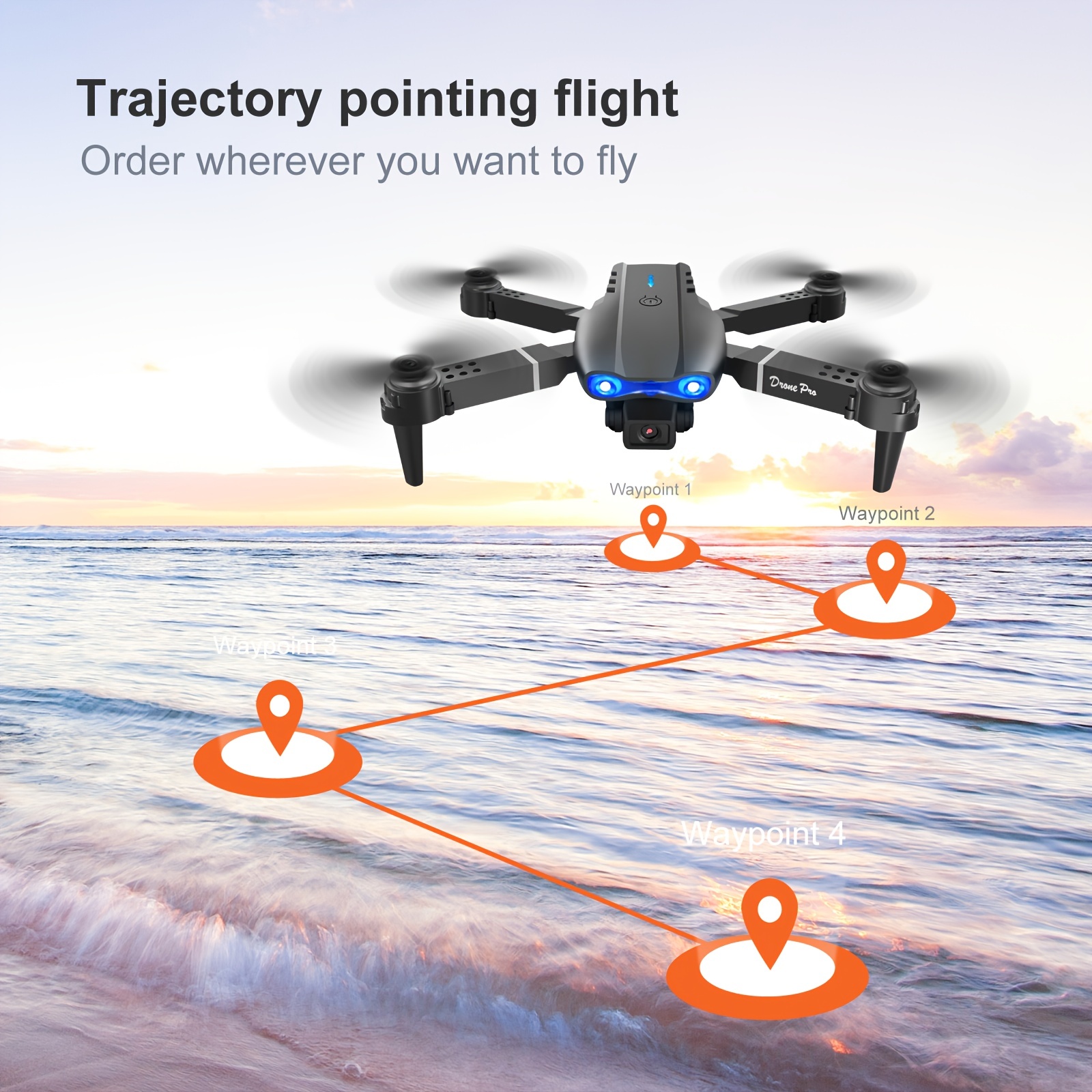 e99 pro drone with hd camera wifi fpv hd dual fold rc quadcopter altitude hold indoor and outdoor affordable drone christmas halloween thanksgiving gift details 8