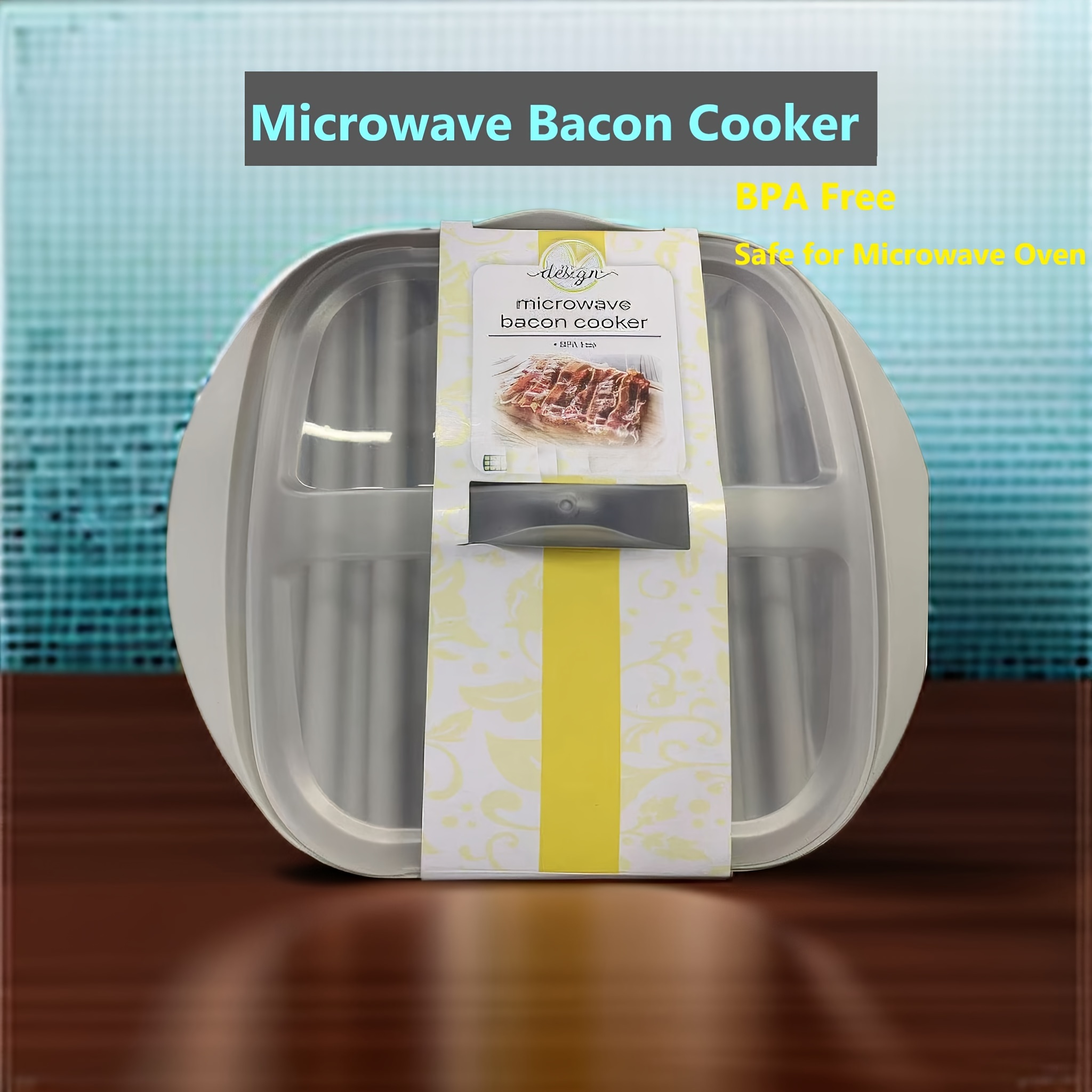 Microwave Bacon Maker Microwavable Bacon Grill Bacon - Temu