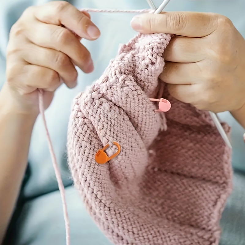 Bag Mix Color Knitting Crochet Locking Stitch Crochet - Temu