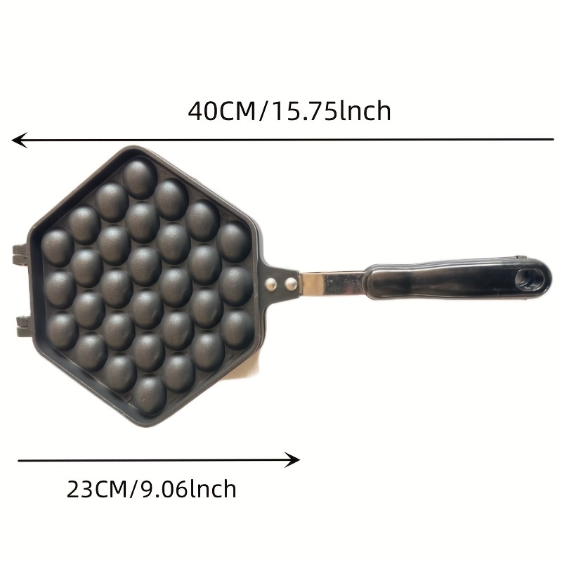 Hong Kong Style Egg Waffle Maker - Non-stick Double-sided Frying Pan For  Perfectly Cooked Bubble Waffles At Home - Temu