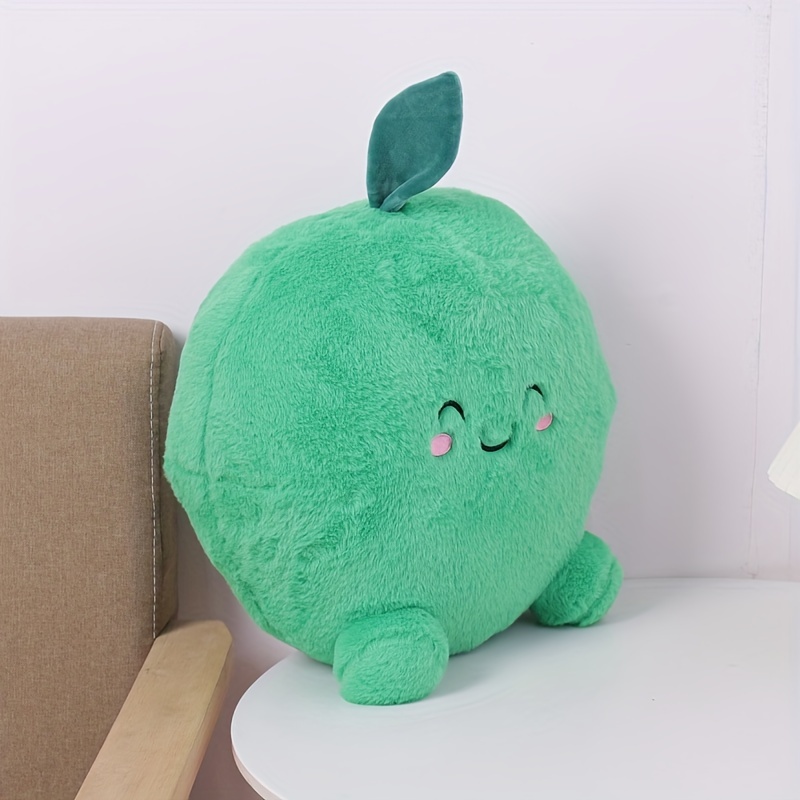 1pc Fruit Shaped Stuffed Apple Pillow Plush Toy Birthday Gift