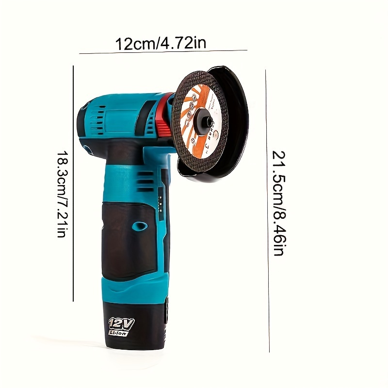 19500Rpm Electric Grinding Tool Multifunctional Mini Grinder Handheld  Cutter For Cutting Polishing Ceramic Tile Wood Stone Steel 